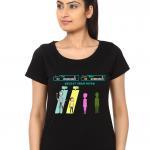 Rick And Morty Girls Black T-Shirt