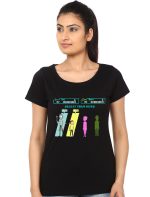 Rick And Morty Girls Black T-Shirt