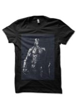 Hell Boy Black and White Half Sleeve T-Shirt