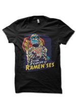 Halloween Mummy  Black Half Sleeve T-Shirt