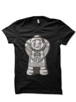 Mayan, Aztec, indian Black Half Sleeve T-Shirt
