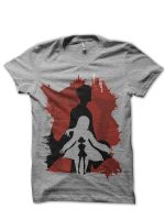 Steins Gate Grey  Half Sleeve T-Shirt