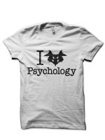 Rorschach I Heart Psychology Half Sleeve T-Shirt