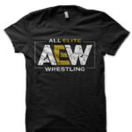 Aew Wrestling Half Sleeve T-Shirt