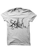 Agalloch Band Half Sleeve White T-Shirt