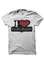 I Love Cedar Rapids Half Sleeve T-Shirt