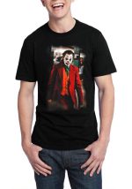 Joker Black Half Sleeve T-Shirt