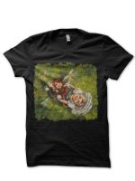 How To Train Your Dragon Half Sleeve Black T-Shirt