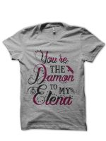 The Vampire Diaries Half Sleeve T-Shirt