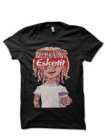 Esketit Black Half Sleeve T-Shirt