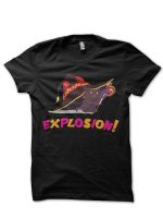 Konosuba Chomusuke Half Sleeve Black T-Shirt