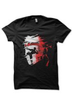 Street Fighter Half Sleeve Black T-Shirt