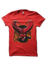 Hell Boy Red Half Sleeve T-Shirt