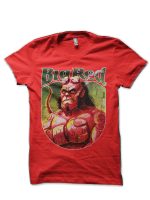 Hell Boy Red Half Sleeve T-Shirt