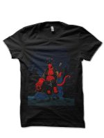 Hell Boy Black Half Sleeve T-Shirt