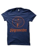 Hell Boy Navy Blue Half Sleeve T-Shirt