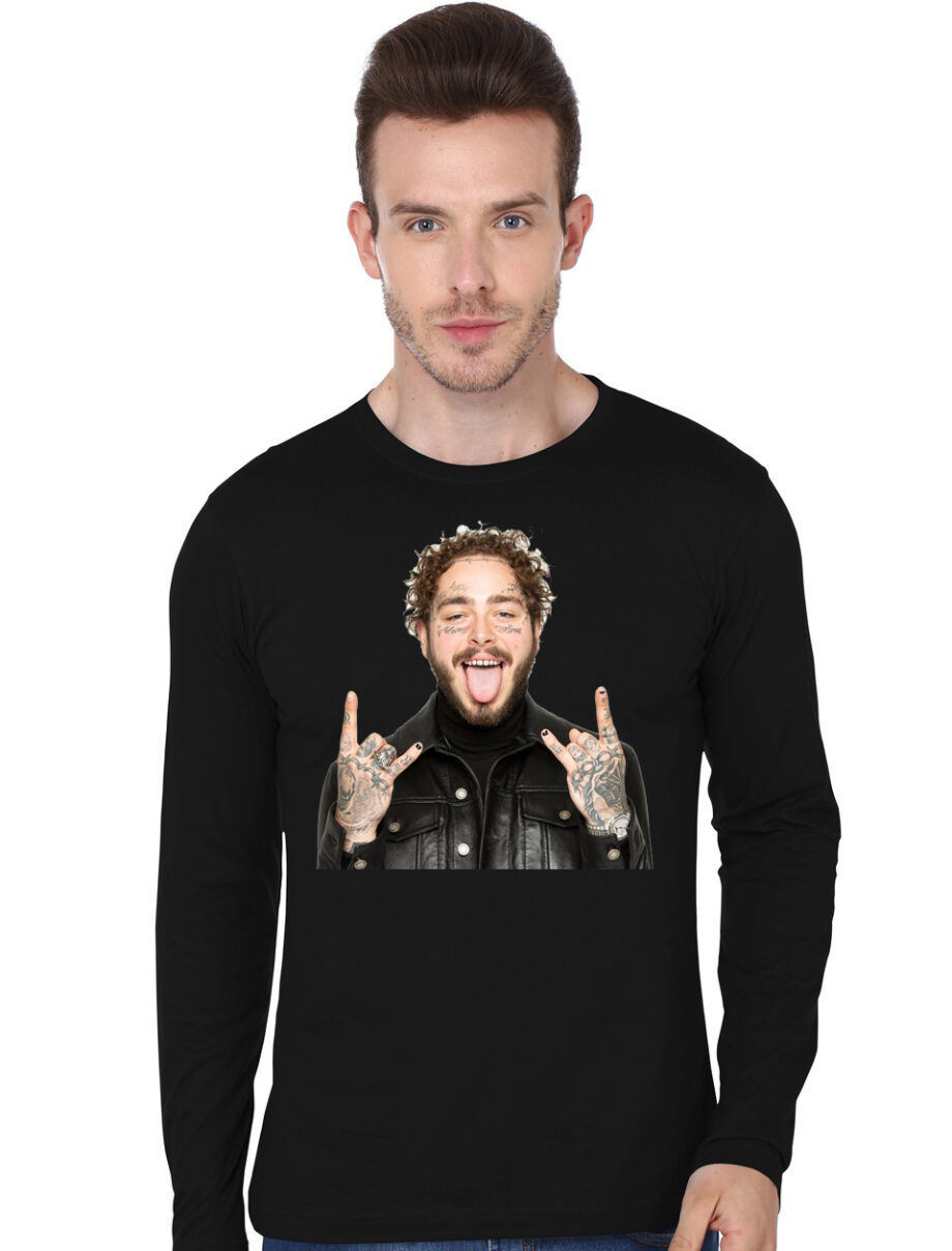 Post Malone Black Full Sleeve T-Shirt