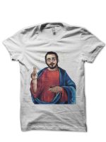 Post Malone White Half Sleeve T-Shirt