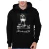 muhammad ali signatured Black hoodie