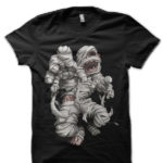 Mummy Black Half Sleeve T-Shirt