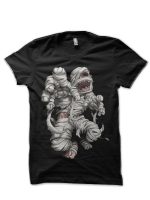 Mummy Black Half Sleeve T-Shirt
