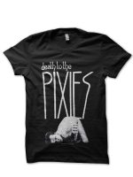 Pixies Band Black Half Sleeve T-Shirt