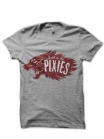 Pixies Band  Grey Half Sleeve T-Shirt
