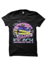 Skeletor Black Half Sleeve T-Shirt