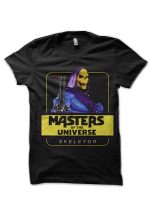 Skeletor Black Half Sleeve T-Shirt