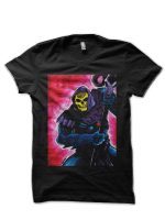 Skeletor Black Half Sleeve T-Shirt