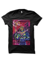 Skeletor Black Half Sleeve T-Shirt