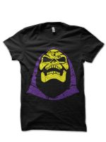 Skeletor Black Half Sleeve T-Shirt