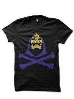 Skeletor Black Half Sleeve T-Shirt