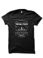 Denali Black Half Sleeve T-Shirt