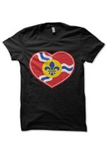 I Heart Saint Louis Vuitton Half Sleeve T-Shirt