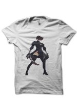 Low Poly 2d NieR: Automata White Half Sleeve T-Shirt