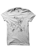 Tintin White Half Sleeve T-Shirt