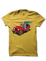 Tintin Black Gold Half Sleeve T-Shirt