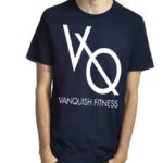 Vanquish Fitness Navy Blue Half Sleeve