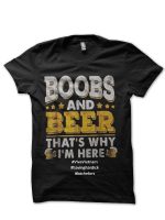 That's Why I Am Here Black T-Shirt