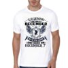 Are Born On December 7 White Half Sleeve T-Shirt