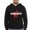 Assasin Role Black Hoodie