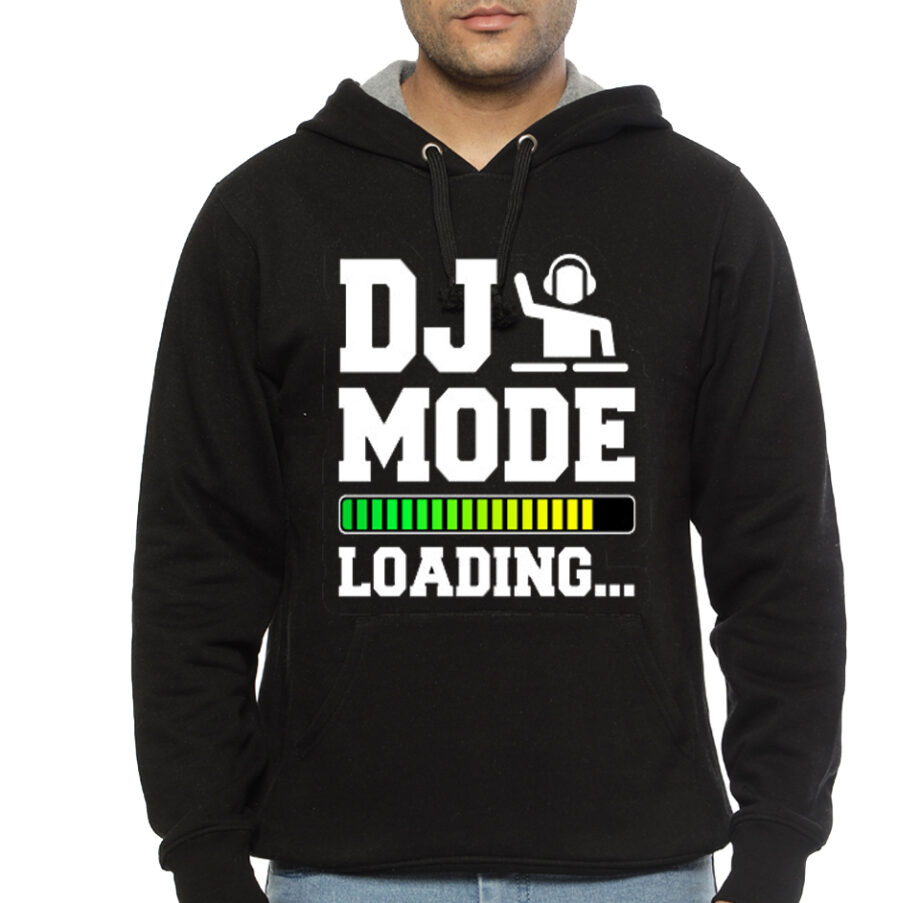 Dj Mode Loading Black Hoodie