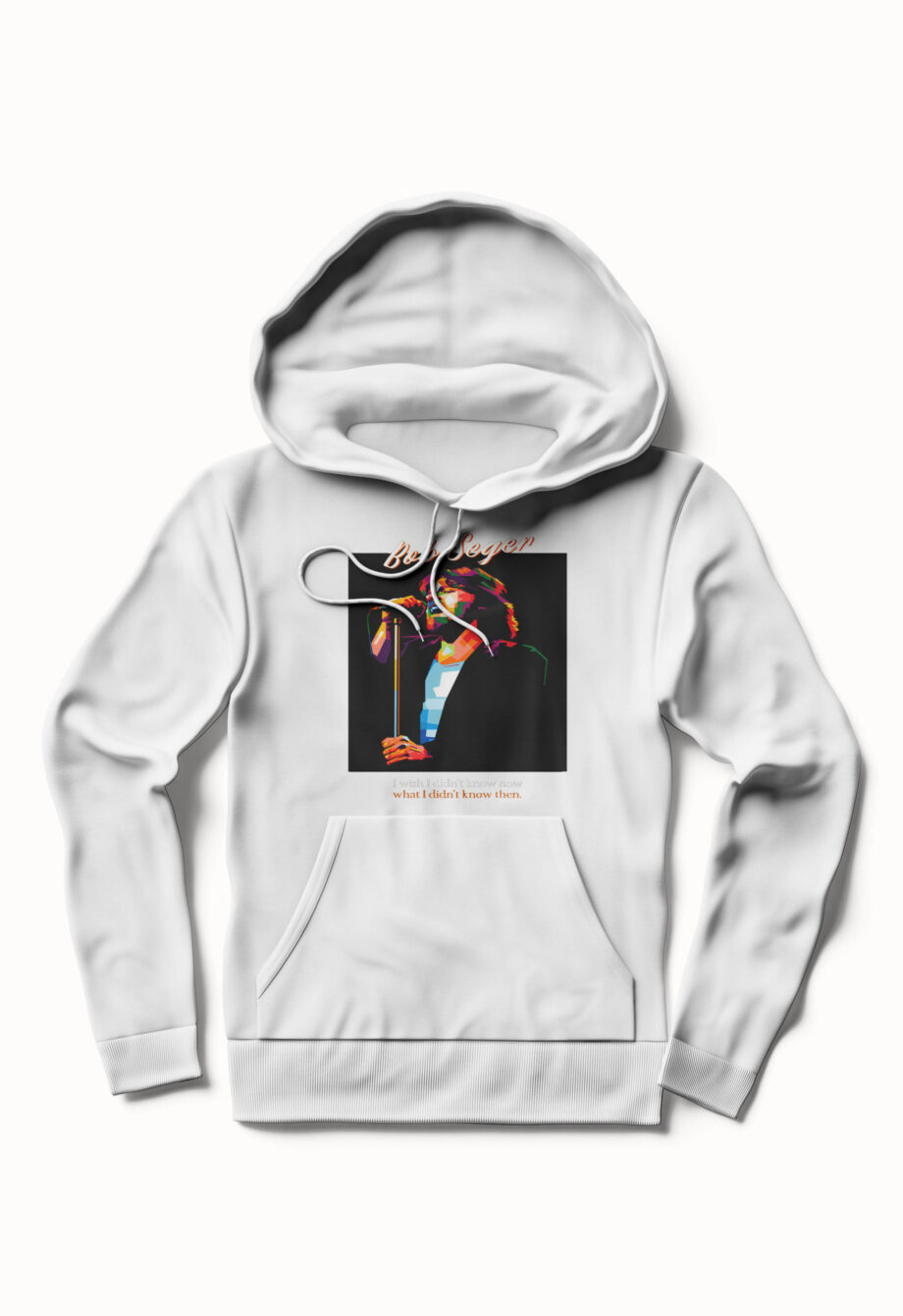 Bob Seger White Hoodie