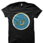 The Flat Earth T-Shirt With Firmament Day Night Cycle Half Sleeve T-Shirt