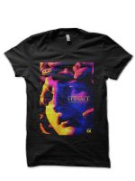 Versace Medusa Black Half Sleeve  T-Shirt