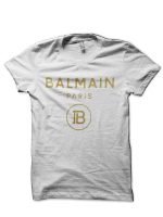 Balmain Half Sleeve Half Sleeve T-Shirt