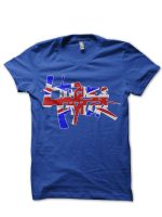Hughes Taylor Union Jack Logo Half Sleeve  (Dark Shirts)