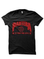 Pantera  Black Half Sleeve T-Shirt