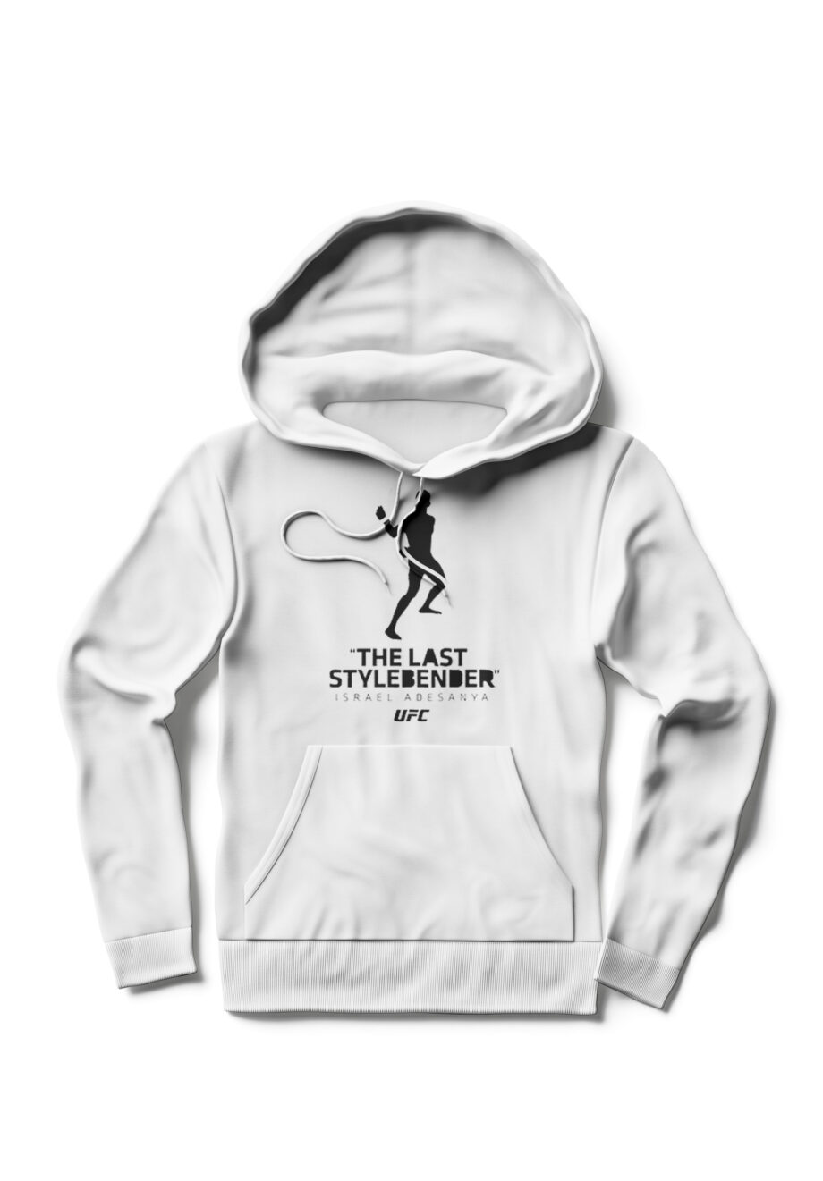 Israel Adesanya White Hoodie